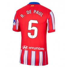 Atletico Madrid Rodrigo De Paul #5 Hjemmedrakt 2024-25 Kortermet